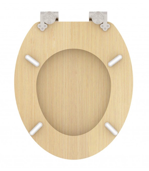 NATURAL WOOD WC-Sitz mit Absenkautomatik