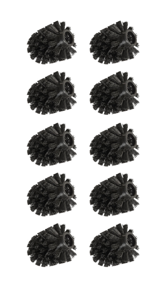 Ersatzbürstenkopf für WC-Garnitur Ø 8 cm, 10er-Set