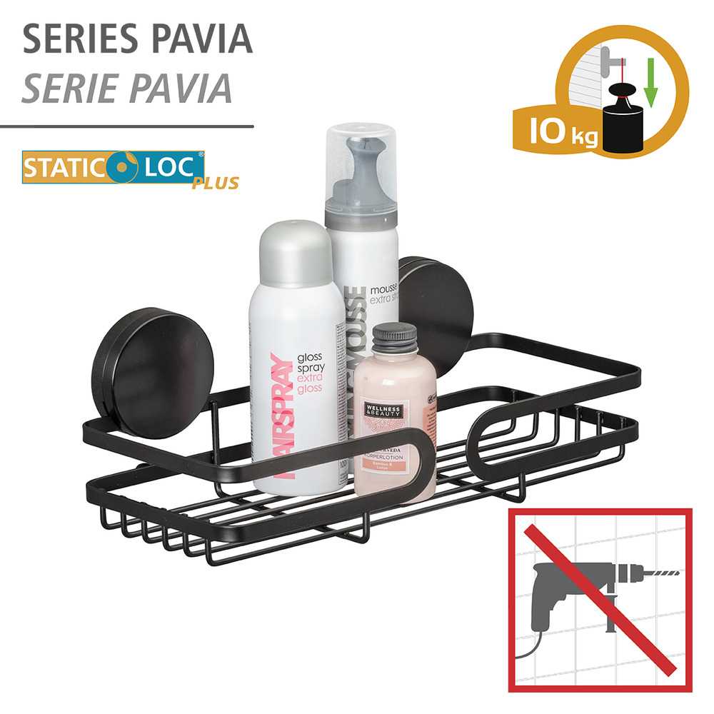 PAVIA Static-Loc® Plus Wandablage ohne Bohren