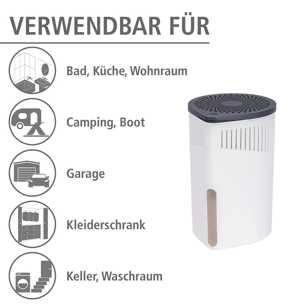 DROP weiss Raumentfeuchter-Set für Räume bis ca. 80 m³ DROP weiss Raumentfeuchter-Set für Räume bis ca. 80 m³