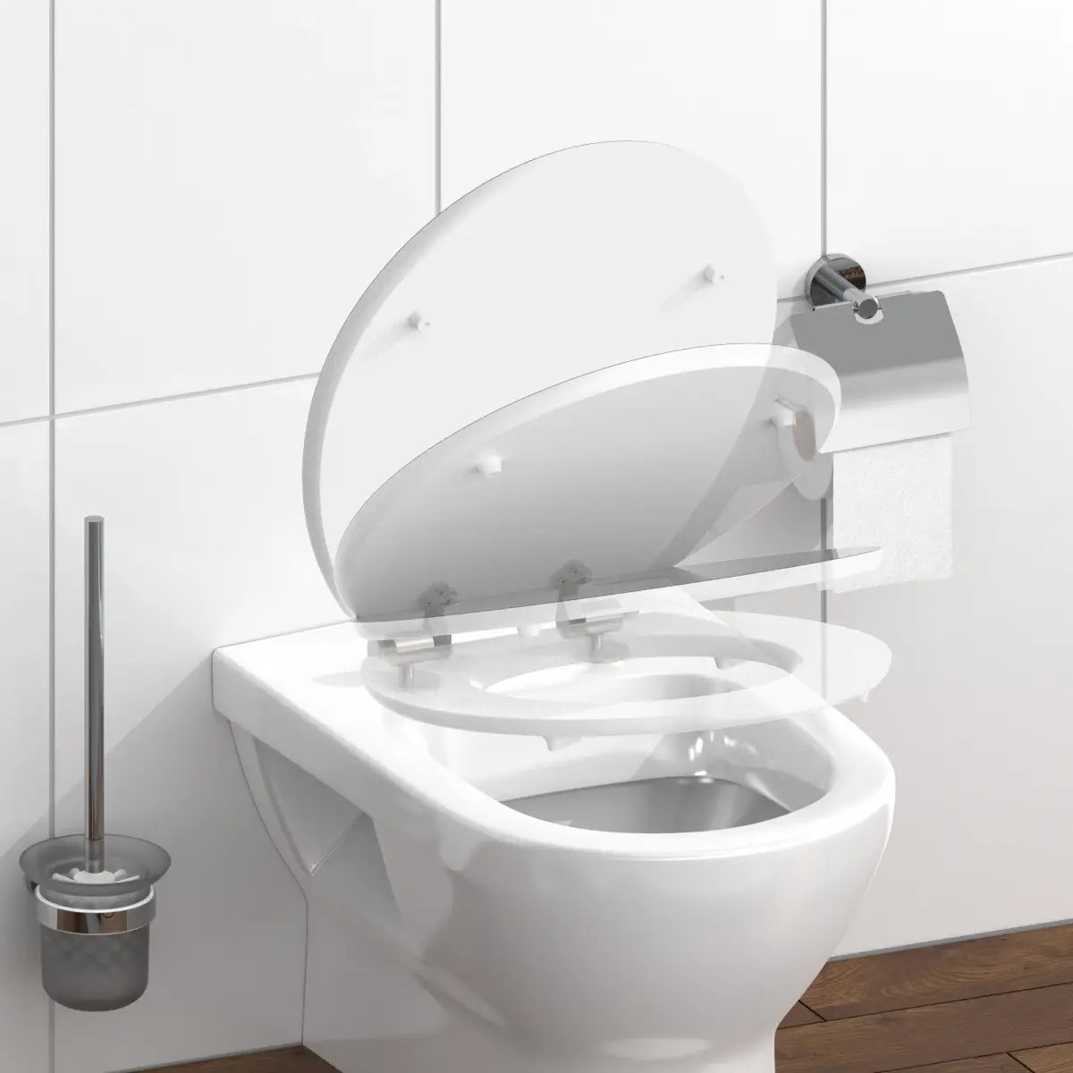 BLACK STONE High Gloss WC-Sitz mit Absenkautomatik