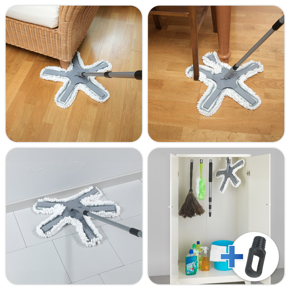 OKTOPUS Bodenwischer mit Teleskopstiel