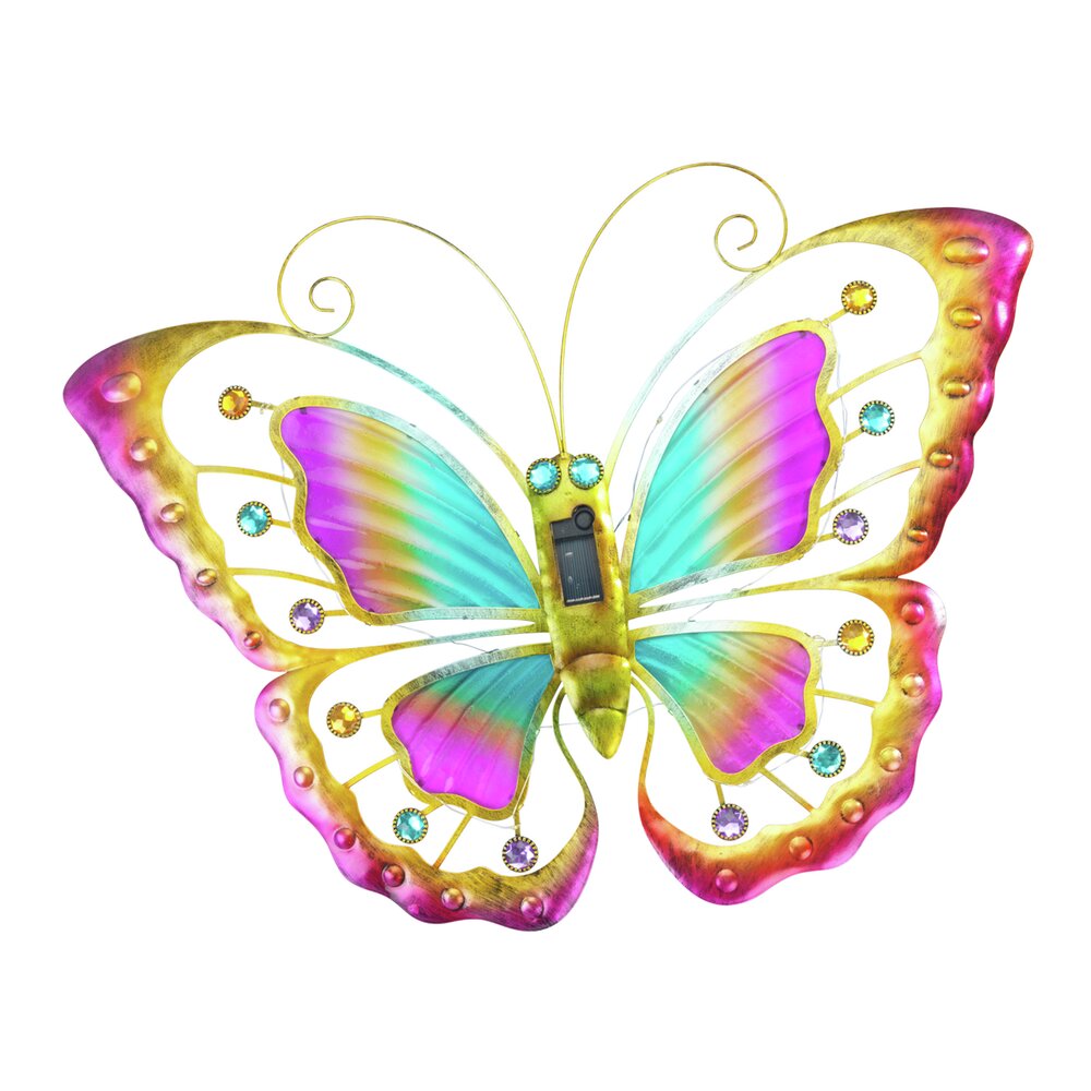 LED Solarleuchte Schmetterling