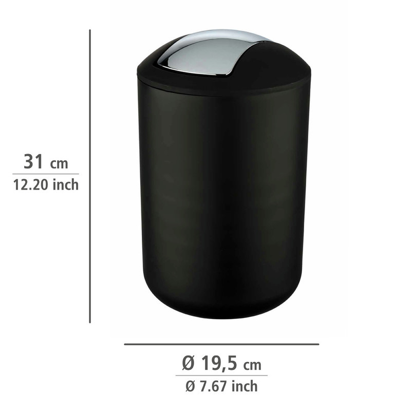 69743800_badzuebhoer-set-brasil-schwarz3 BRASIL schwarz Badzubehör-Set, 4-teilig