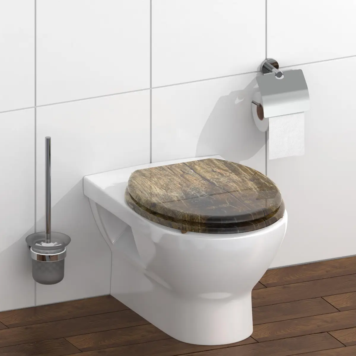 SOLID WOOD WC-Sitz mit MDF-Holzkern