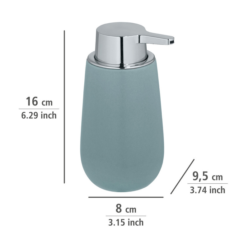 24122100_seifenspender-badi-blaugrau4 BADI blaugrau Seifenspender 320 ml, Keramik