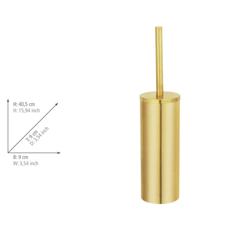 OREA Gold matt WC-Garnitur aus Edelstahl OREA Gold matt WC-Garnitur aus Edelstahl