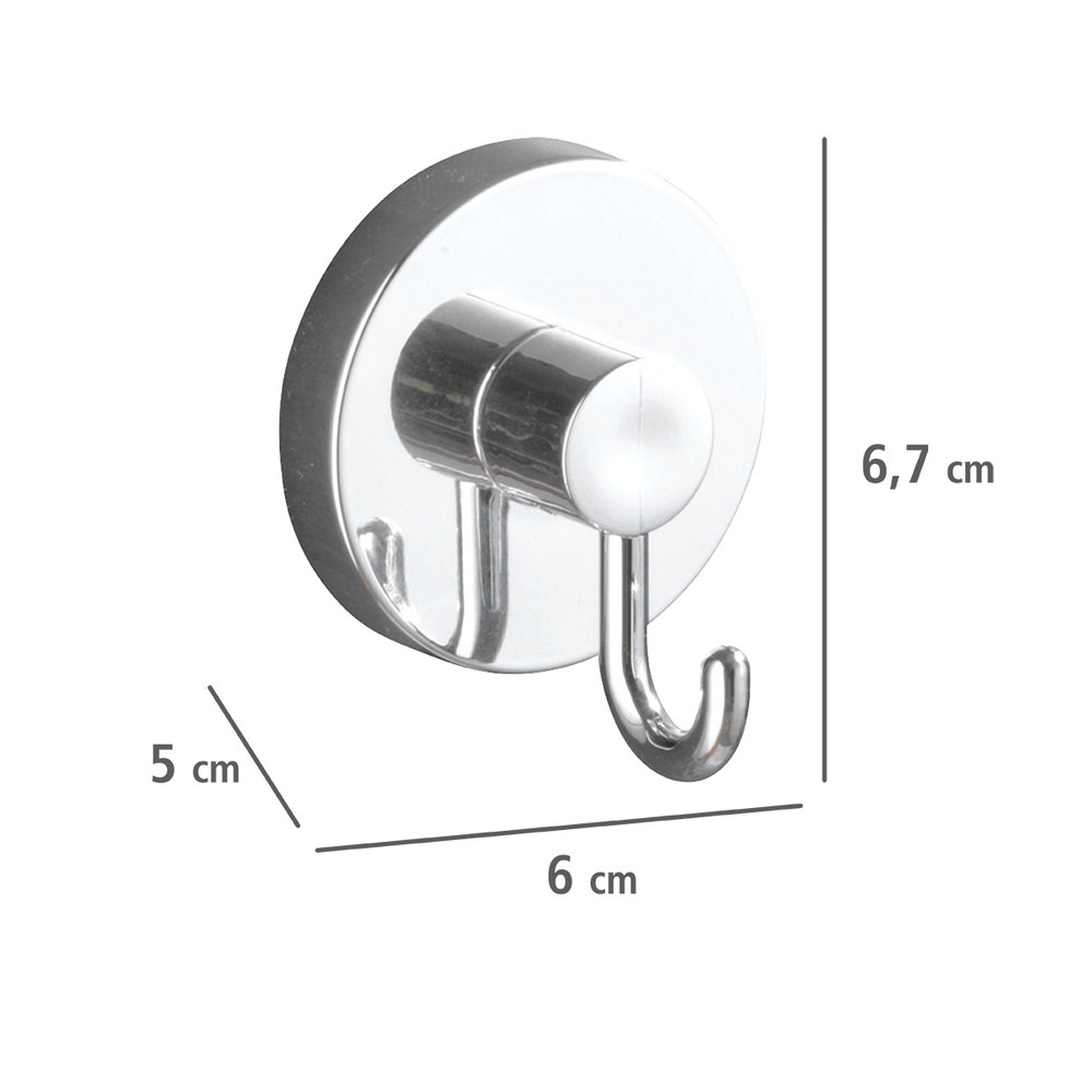 VACUUM-Loc® Wandhaken rund, 2er-Set