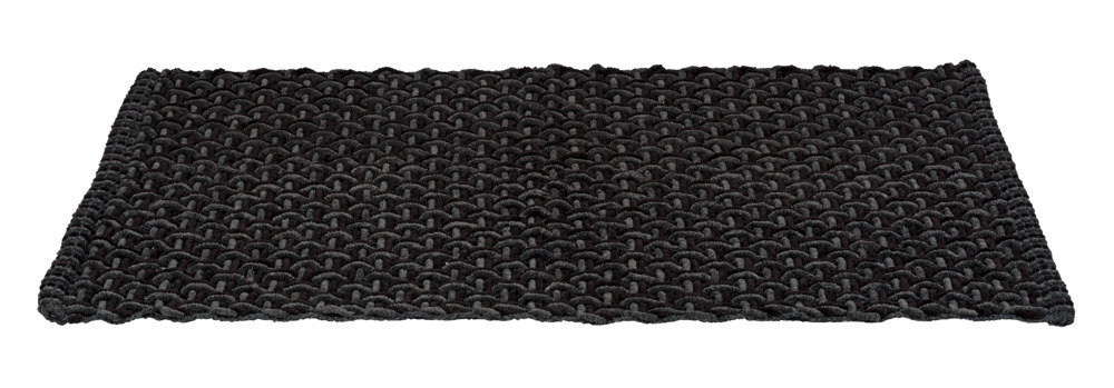 ECOLI schwarz-anthrazit Badteppich 50x80 cm ECOLI schwarz-anthrazit Badteppich 50x80 cm