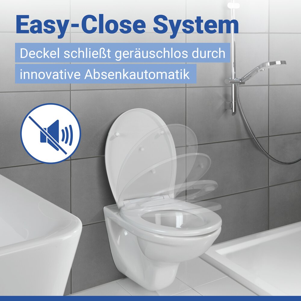 VORNO Neo weiss WC-Sitz belastbar bis 175 kg