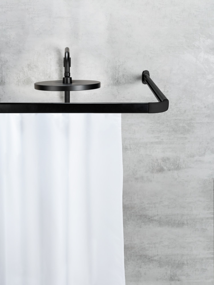 JETE schwarz Winkelschiene, variabel JETE schwarz Winkelschiene, variabel