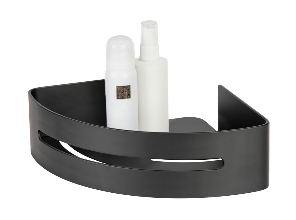 BIVIO black matt Turbo-Loc® Eckablage ohne Bohren BIVIO black matt Turbo-Loc® Eckablage ohne Bohren