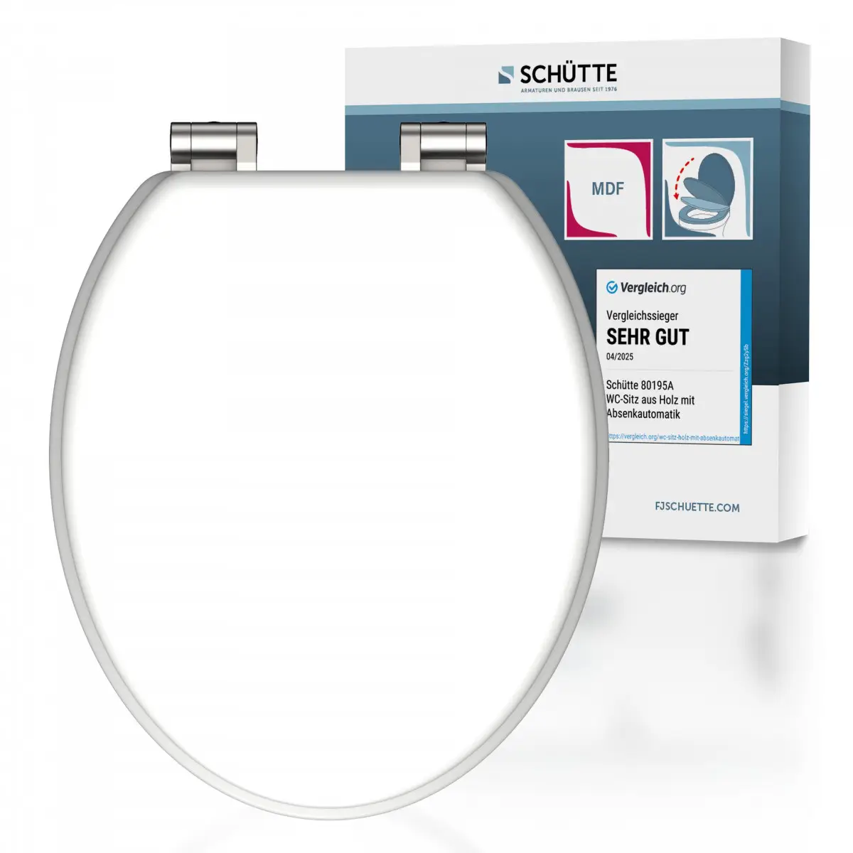 SPIRIT WHITE WC-Sitz mit Absenkautomatik
