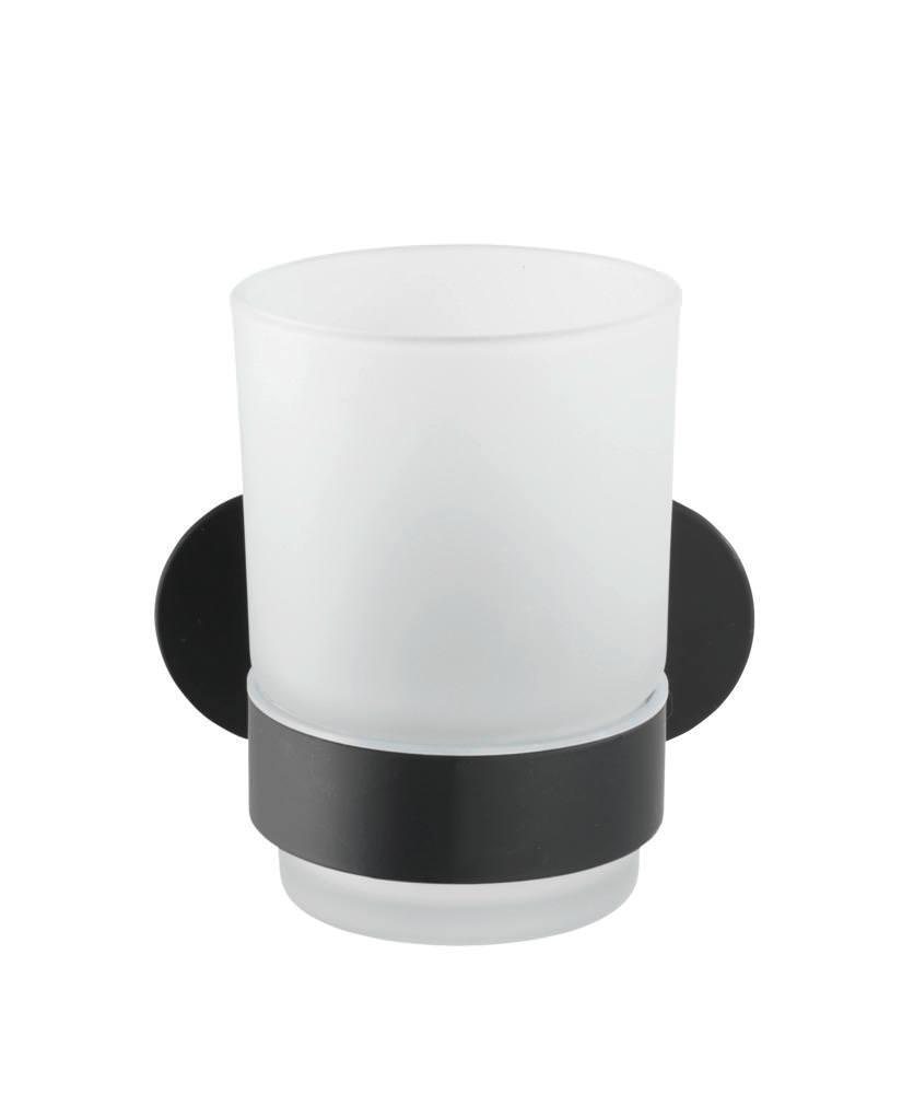 24290100_orea-black-zahnputzbecher OREA Black matt Turbo-Loc® Zahnputzbecher