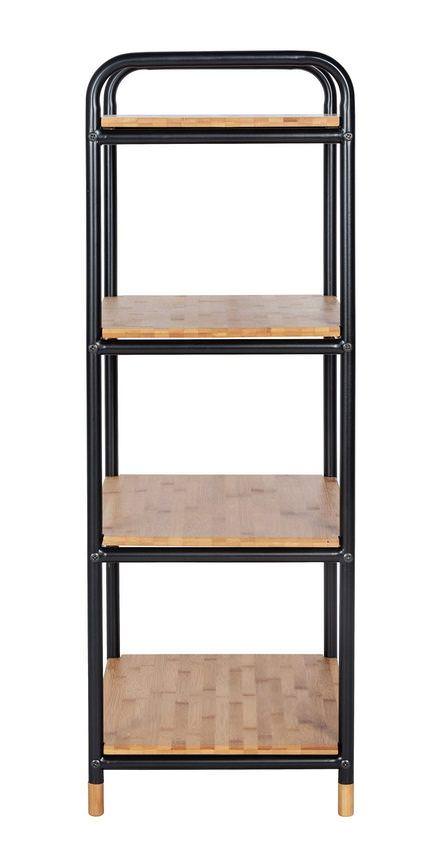 LOFT Standregal mit 4 Etagen aus Bambus