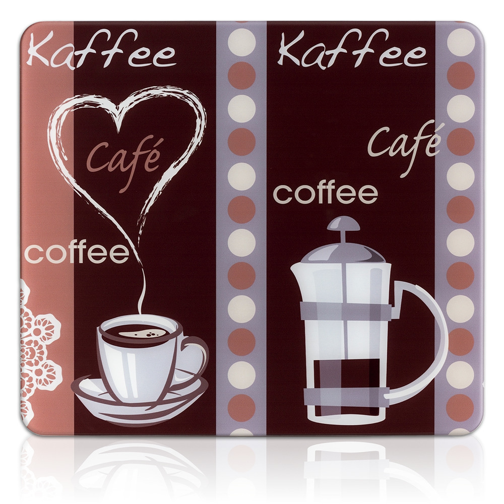 KAFFEEDUFT Multiplatte 56x50 cm aus Glas