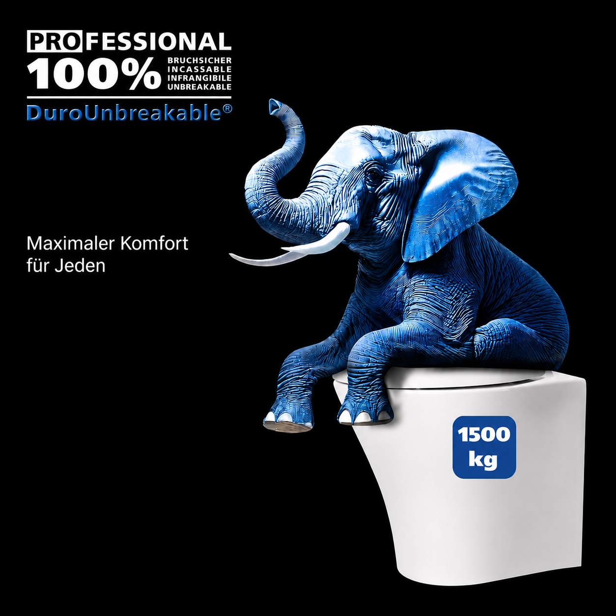 LAGOR WC-Sitz DuroUnbreakable® bis 1500 kg