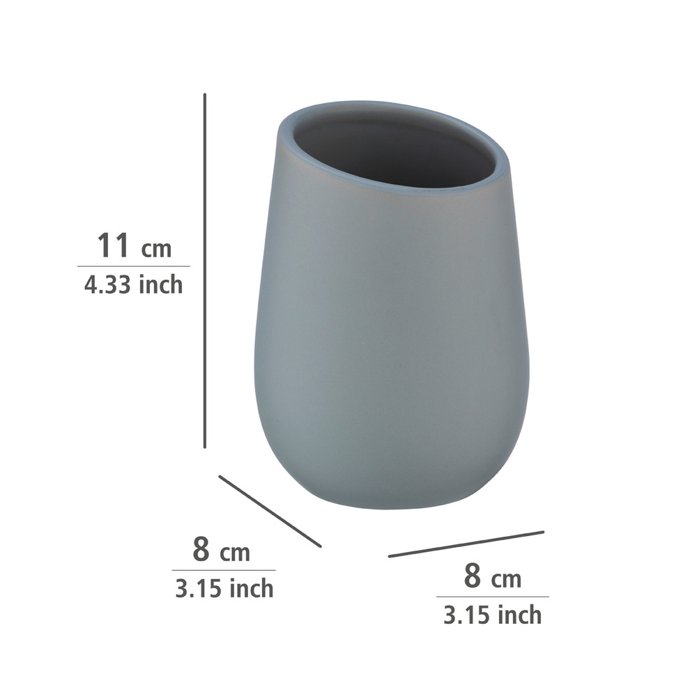 BADI grau Badzubehör-Set, 2-teilig
