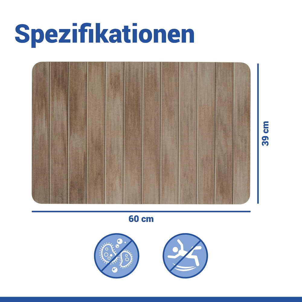 ARGIRI Badematte schnelltrocknend 60x39cm