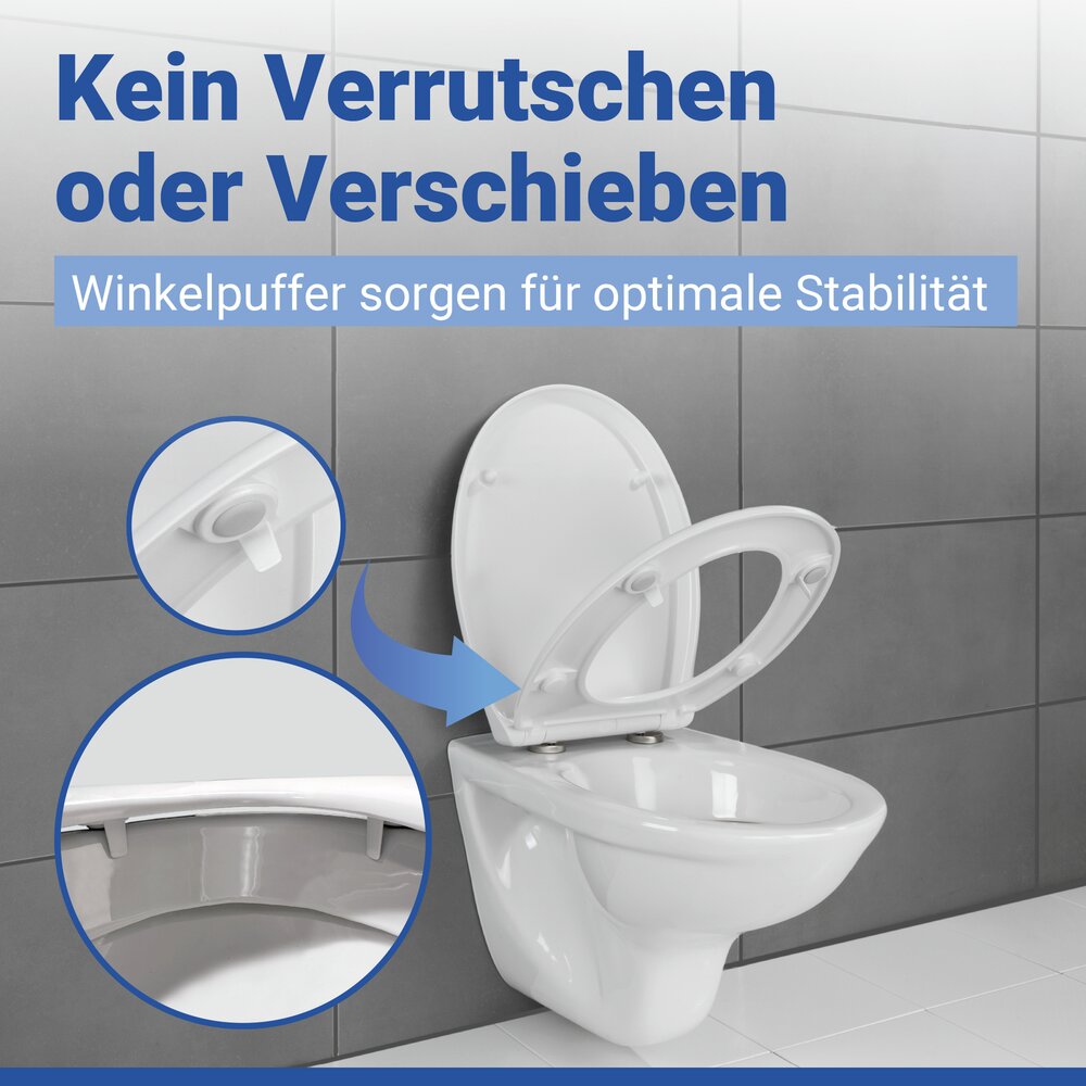 GUBBIO Toilettendeckel belastbar bis 350 kg