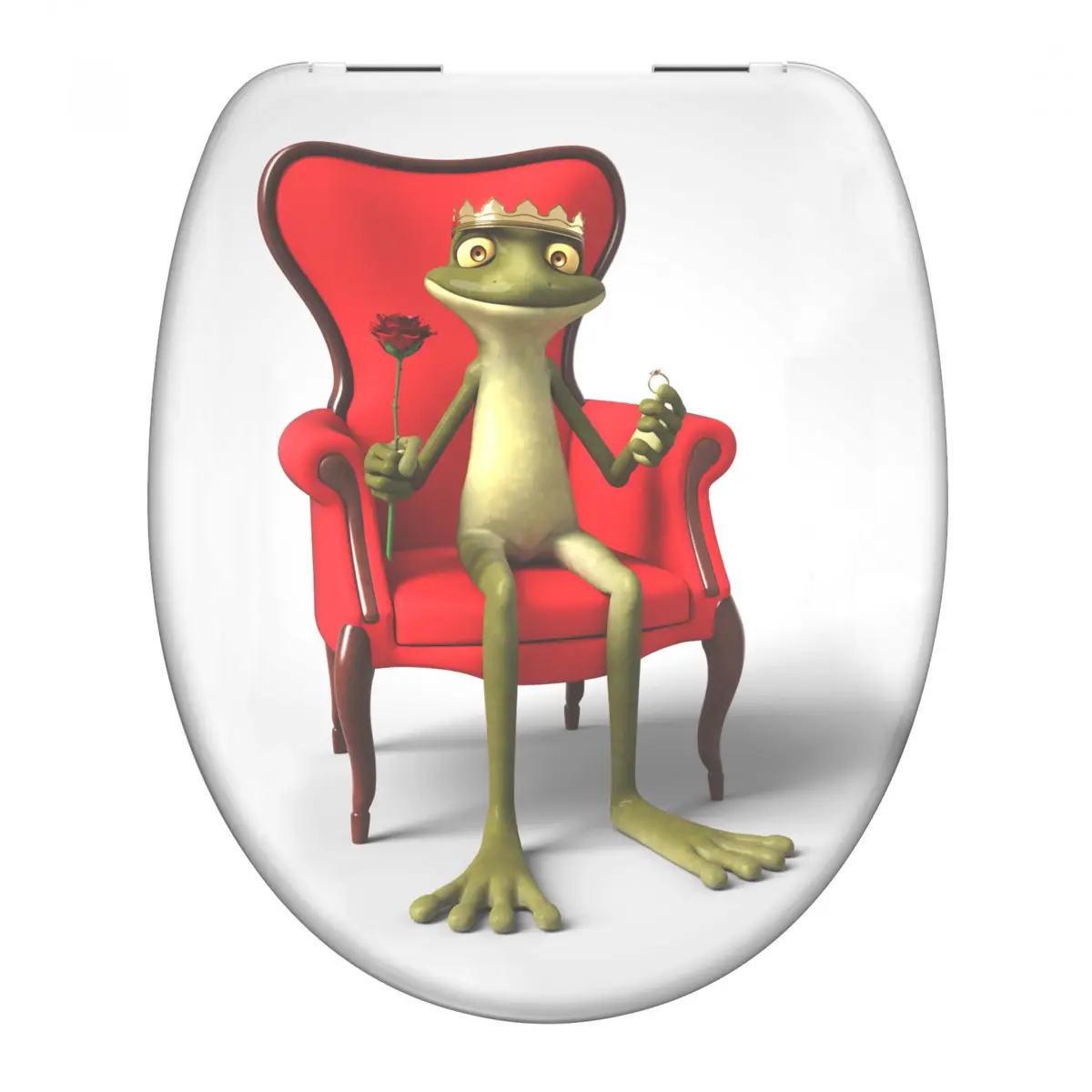FROG KING WC-Sitz mit Absenkautomatik FROG KING WC-Sitz mit Absenkautomatik
