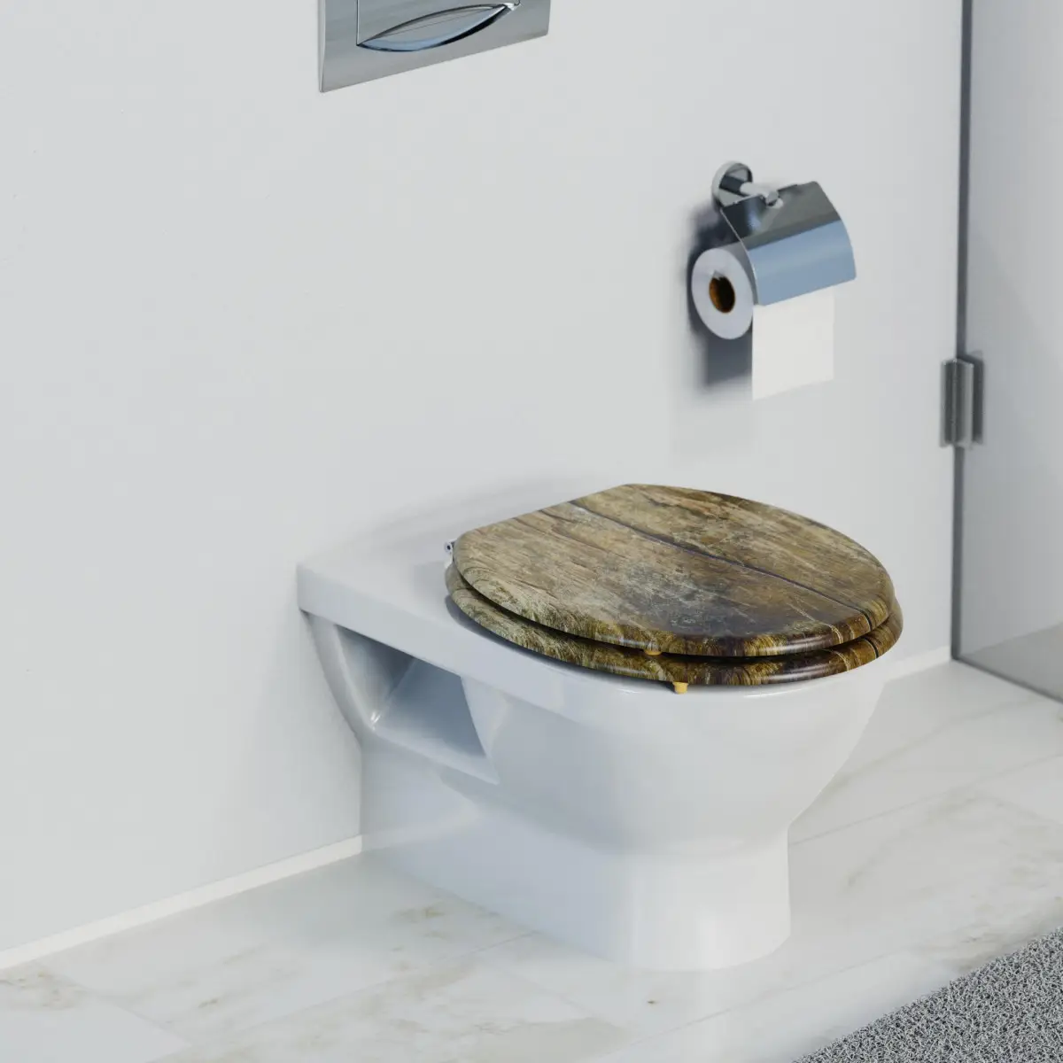 SOLID WOOD WC-Sitz mit MDF-Holzkern