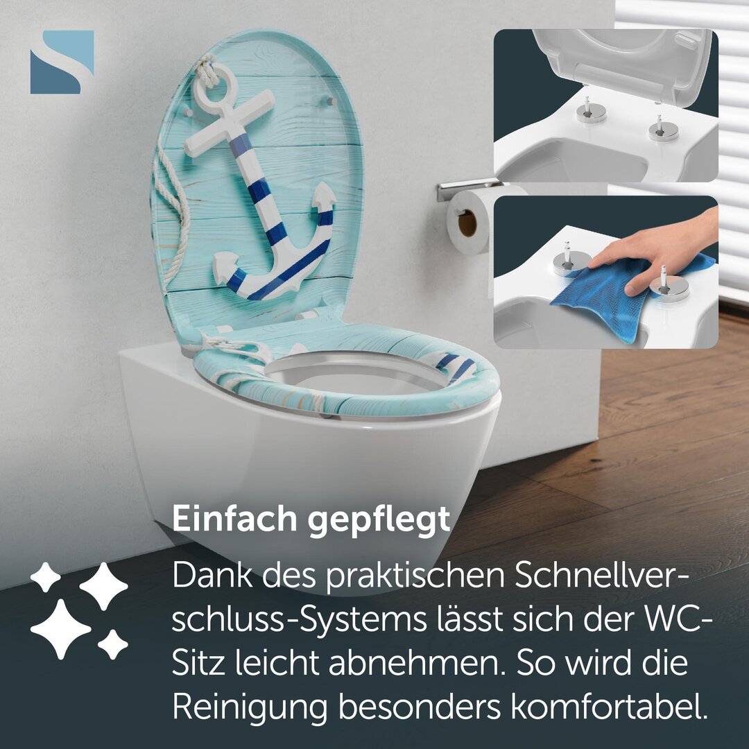 ANCHOR WC-Sitz mit Absenkautomatik