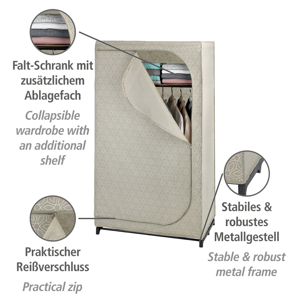 BALANCE mobiler Kleiderschrank mit Ablage