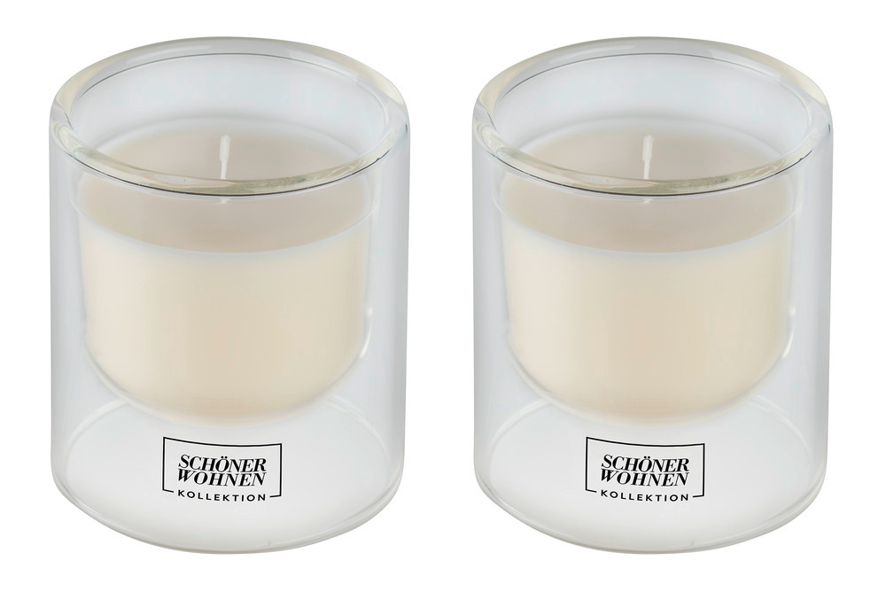 Duftkerze Mod. Lemongrass S, 2er Set