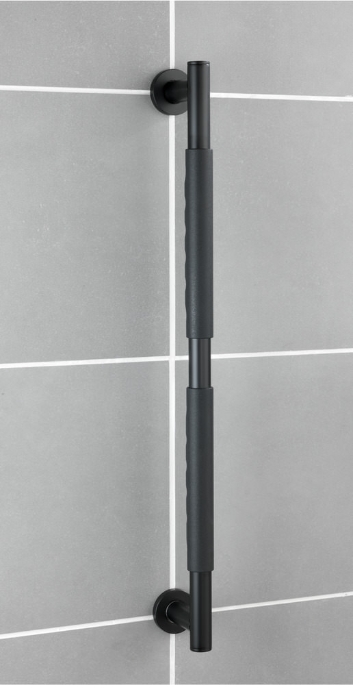 25142100_wandhaltegriff-secura-schwarz-2 SECURA schwarz Wand- haltegriff 65,5 cm, Edelstahl