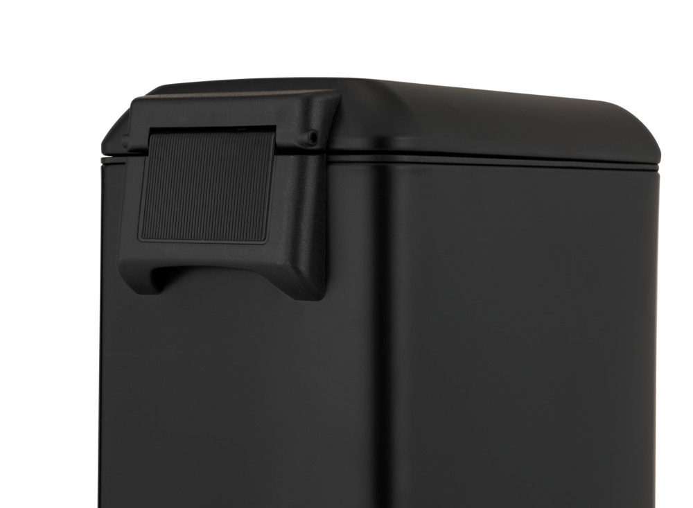 DESIGN schwarz Treteimer, 12 l, Easy Close