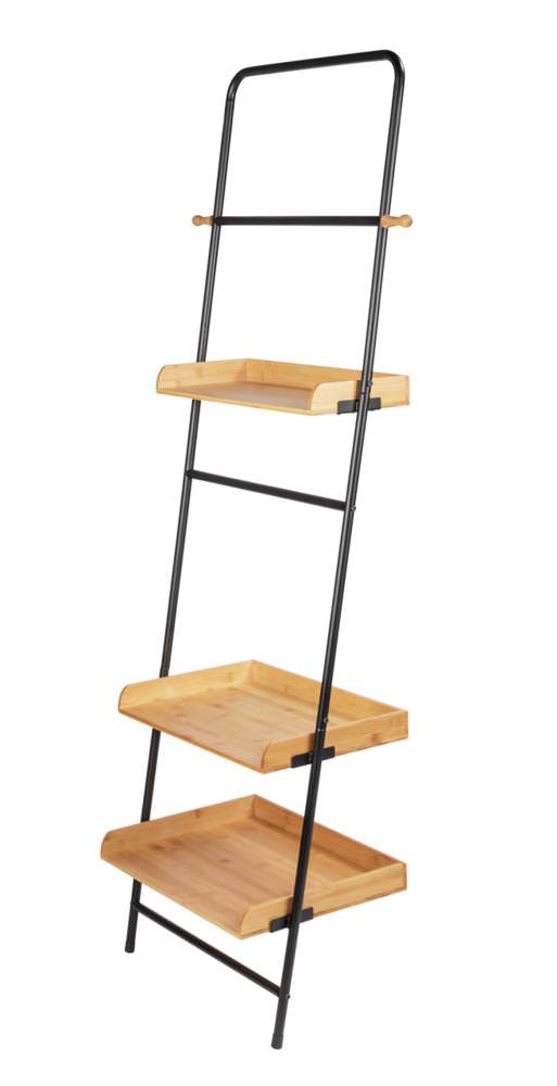 LOFT Standregal mit 3 Ablagen aus Bambus