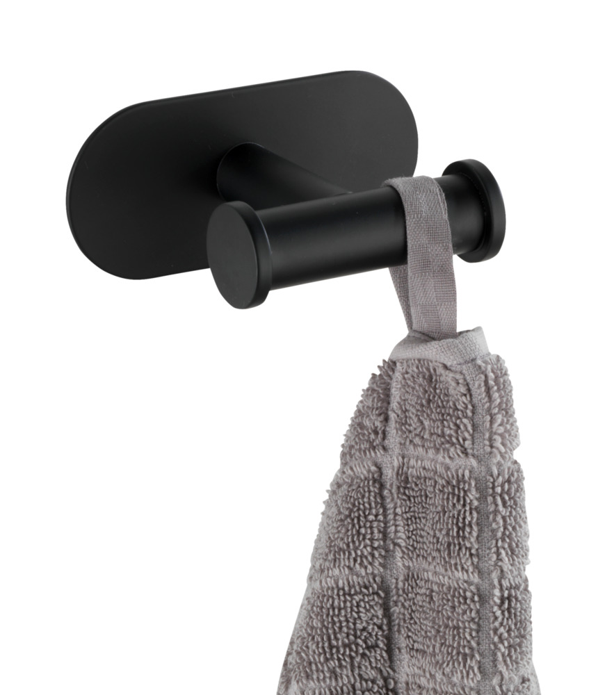 Duo OREA Black matt Turbo-Loc® Wandhaken, Edelstahl Duo OREA Black matt Turbo-Loc® Wandhaken, Edelstahl