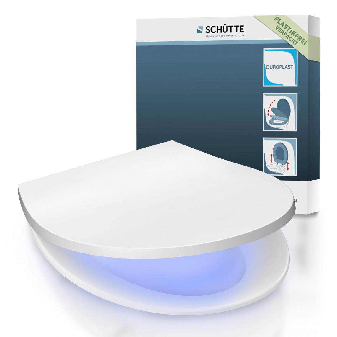 LED WC-Sitz mit Nachtlicht und Absenkautomatik