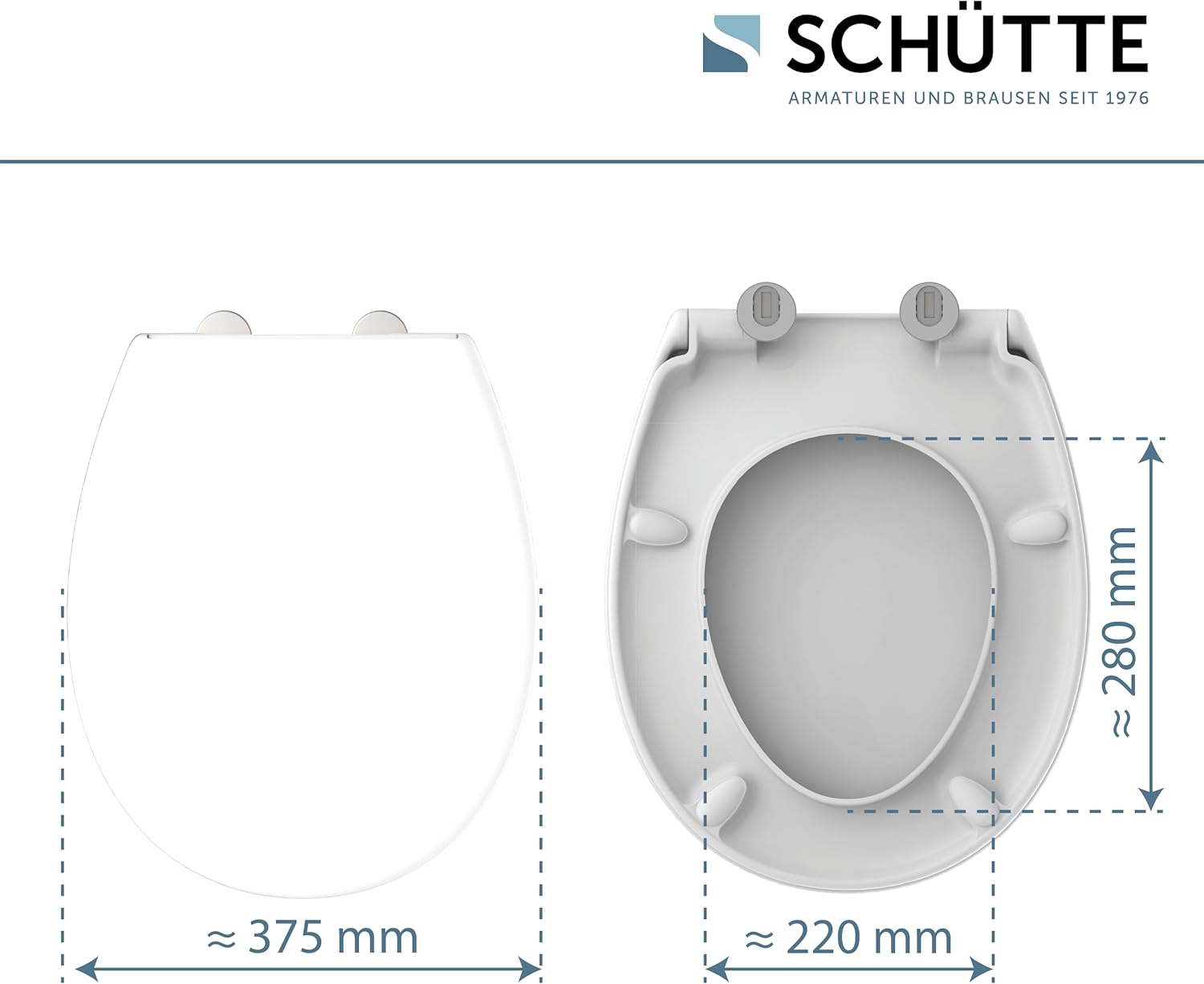 WHITE WC-Sitz inkl. Duftstein belastbar bis 250