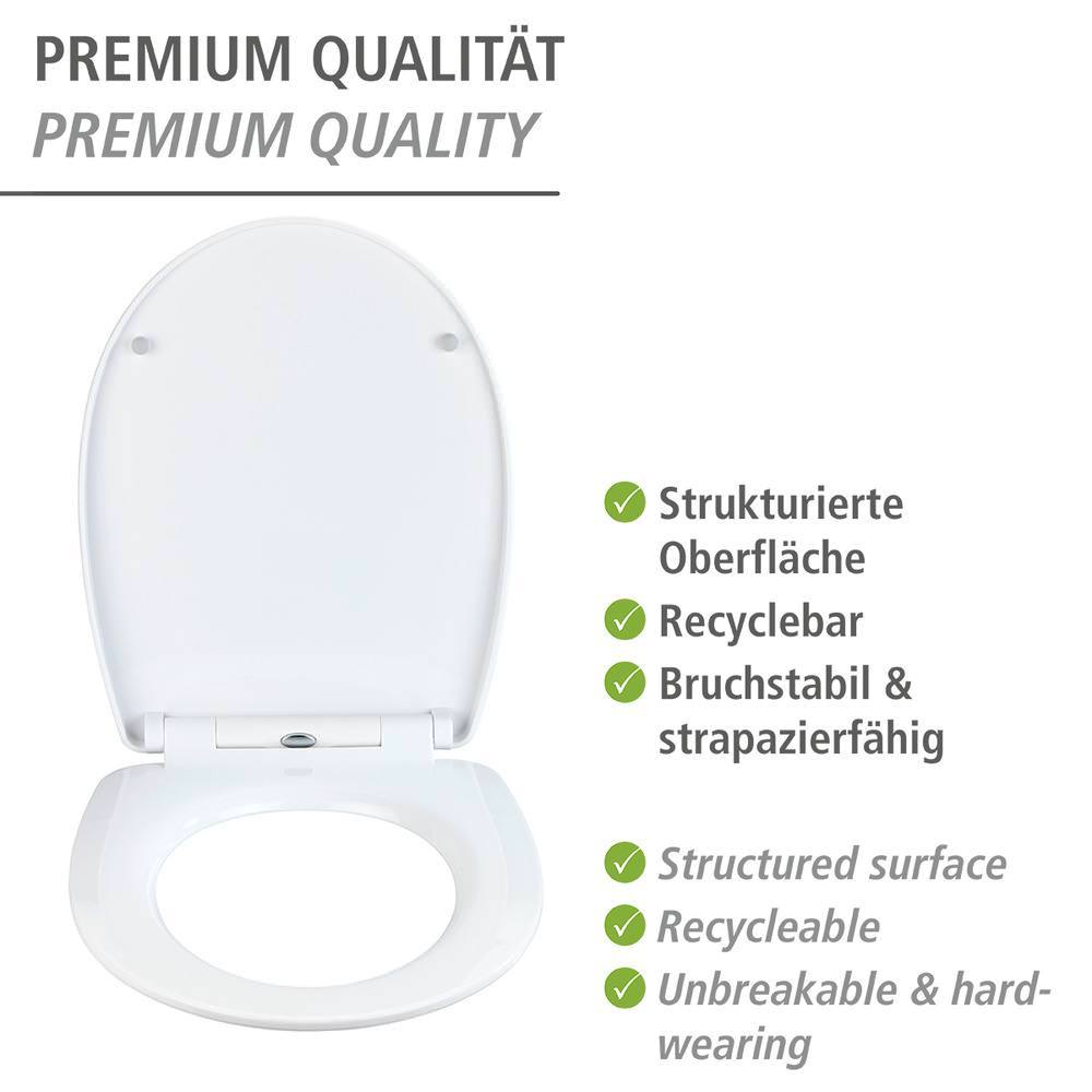 SERENO Premium WC-Sitz mit Relief, Thermoplast