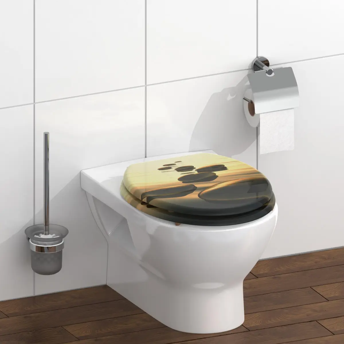 SEA STONE WC-Sitz mit MDF-Holzkern