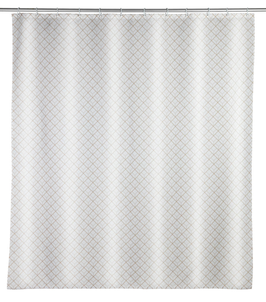 CUBIQUE Duschvorhang, 180x200 cm, waschbar