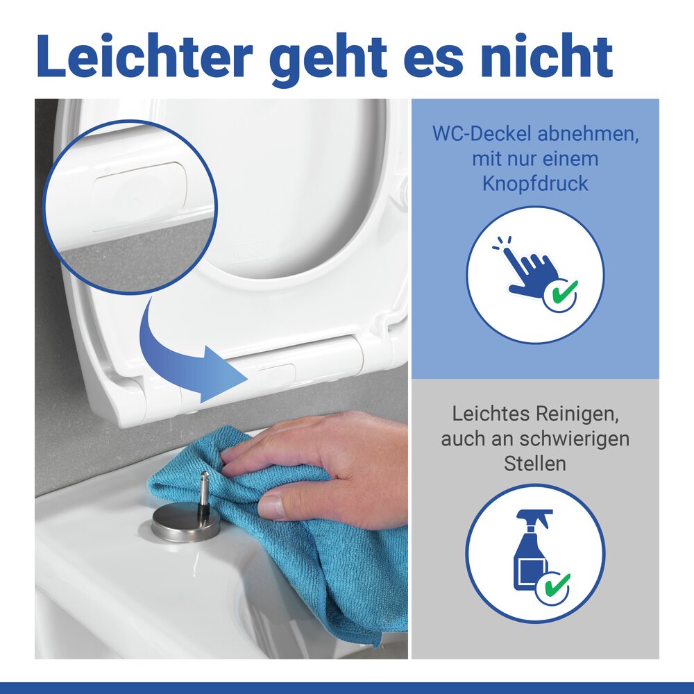 GUBBIO Toilettendeckel belastbar bis 350 kg