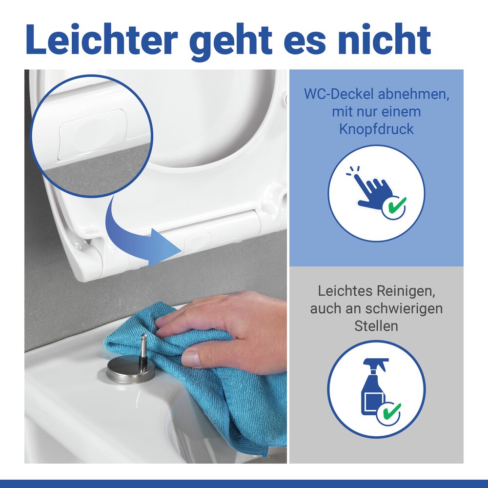 SAMOS weiss Premium WC-Sitz belastbar bis 175 kg
