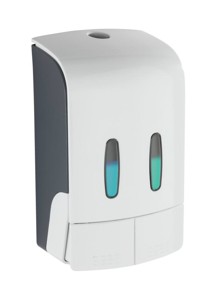 24591100-tartas-weiss-2-kammer-desinfektionsmittelspender TARTAS weiss 2-Kammer Desinfektionsmittelspender