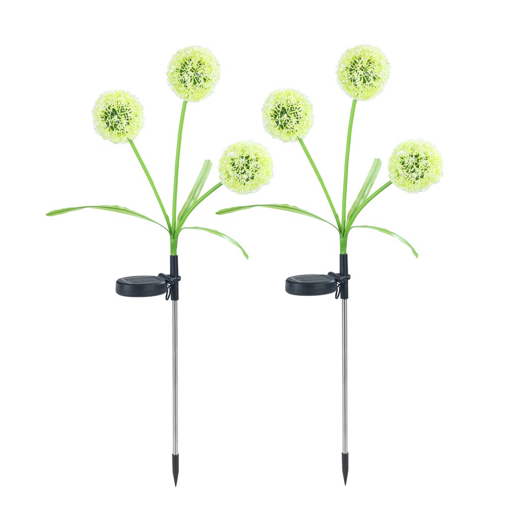 LED Gartenstecker Pusteblume Solar, 2er Set