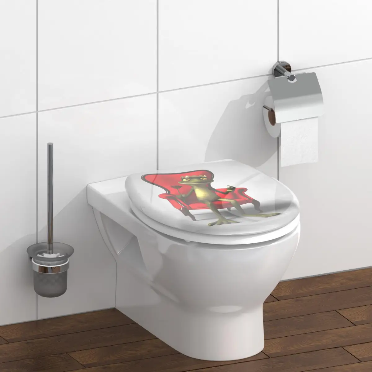 FROG KING WC-Sitz mit Absenkautomatik