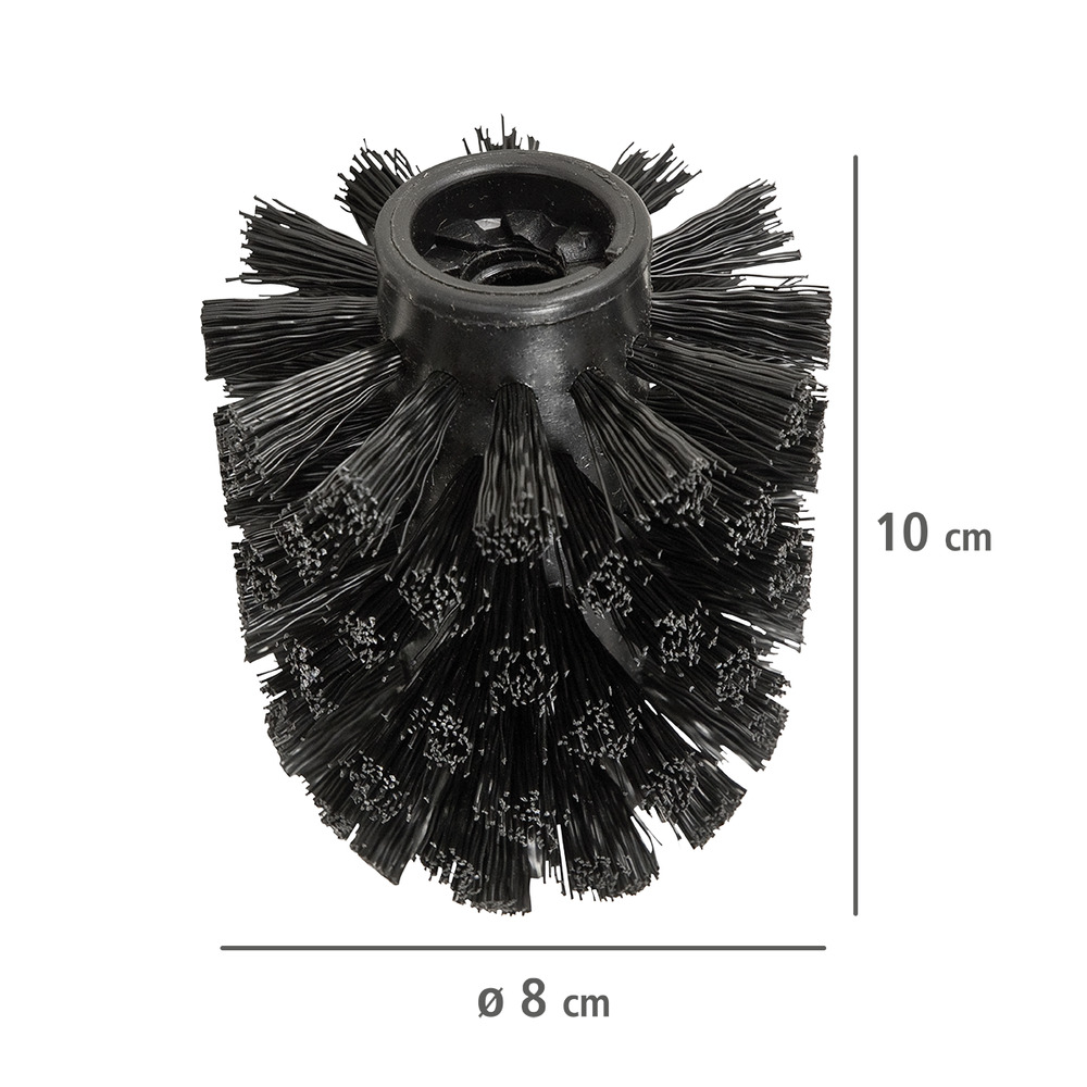 Ersatzbürstenkopf für WC-Garnitur Ø 8 cm, 10er-Set