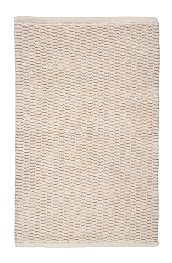 MONA creme Badteppich, 50 x 80 cm, Baumwolle