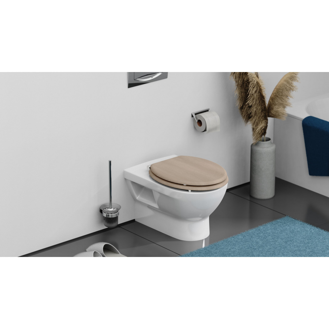 MODERN WOOD WC-Sitz mit Absenkautomatik
