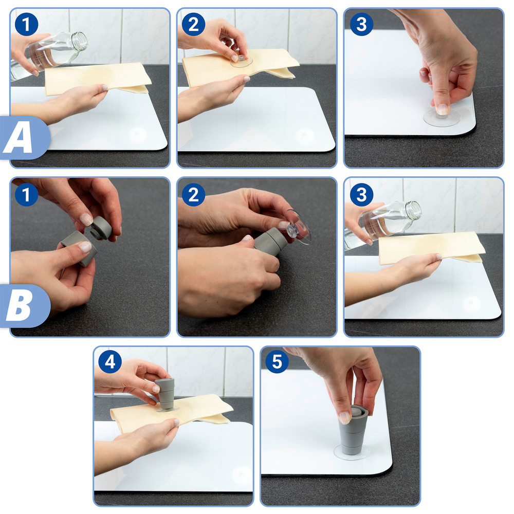 KRÄUTERKÜCHE 2er-Set Herdabdeckplatten aus Glas