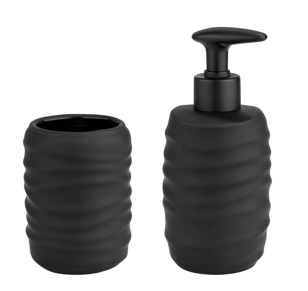 ILLANA Badzubehör-Set aus Keramik, 2-teilig ILLANA Badzubehör-Set aus Keramik, 2-teilig