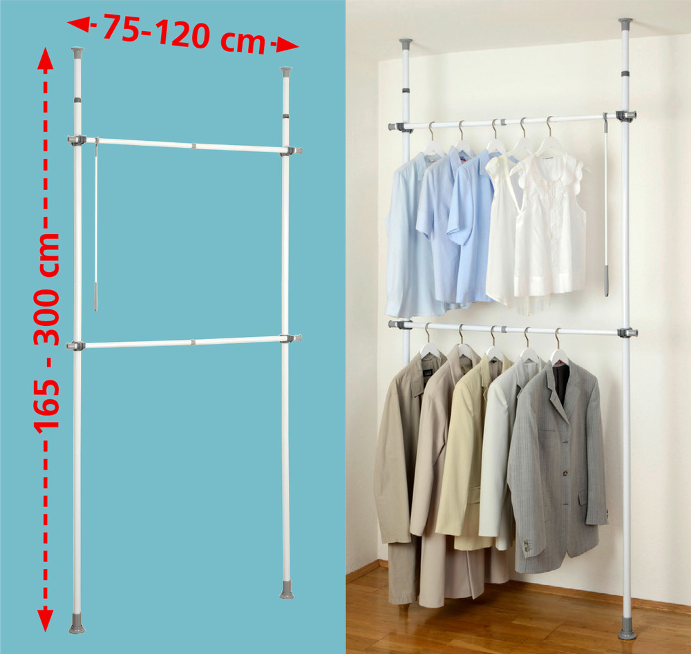 HERKULES Teleskop-System Kombination BASIC weiss