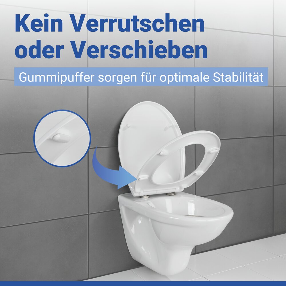 SAMOS weiss Premium WC-Sitz belastbar bis 175 kg